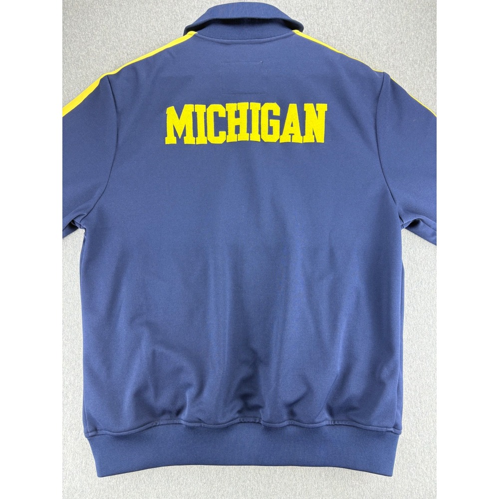 Michigan Wolverines Track Jacket Mens XL‎ Mitchell & Ness College Vault Full Zip - Picture 6 of 15